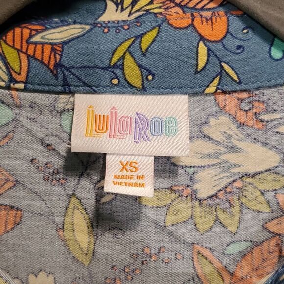 Lularoe button front shirt  - Picture 2 of 5